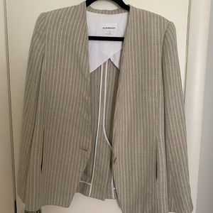 Club Monaco Striped Blazer